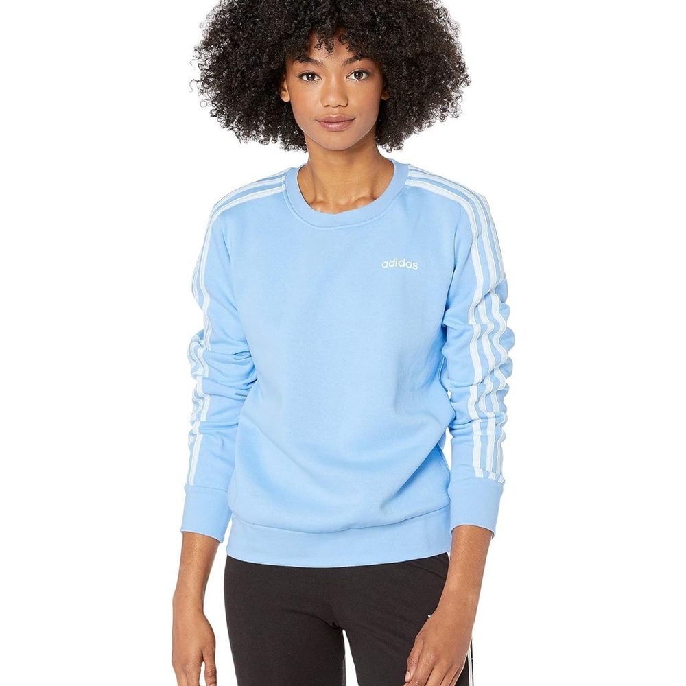 Adidas Originals Blue Crewneck Sweatshirt Juniors Medium